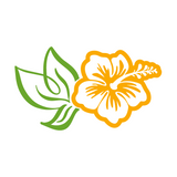 Vinyl Hibiscus Decal For Vehicles / Crafts