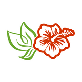 Vinyl Hibiscus Decal For Vehicles / Crafts
