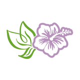 Vinyl Hibiscus Decal For Vehicles / Crafts
