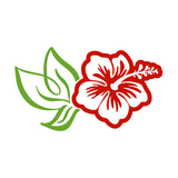 Vinyl Hibiscus Decal For Vehicles / Crafts