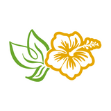 Vinyl Hibiscus Decal For Vehicles / Crafts