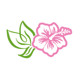 Vinyl Hibiscus Decal For Vehicles / Crafts