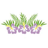 Die Cut Vinyl Hibiscus Flower Decal For Vehicles / Crafts - Get Decaled