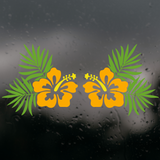 
hibiscus decal, decals, car decals, flower car decal, tropical car decal, hibiscus car deals, hibiscus window decal, get decaled

