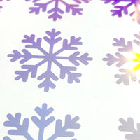 Create Your Own Die Cut Vinyl Holographic Opal Snowflake Decal Pack