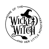 Die Cut Vinyl Decal - Home Of The Wicked Witch