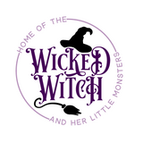 Die Cut Vinyl Decal - Home Of The Wicked Witch