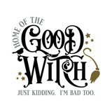 Die Cut Vinyl Decal - Home Of The Good Witch