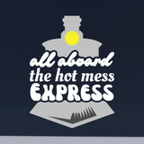 Funny All Aboard The Hot Mess Express Die Cut Vinyl Decal - Get Decaled