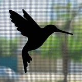 Hummingbird Retractable Screen Door / Window Screen Decal Pack- Oracal 751 Vinyl