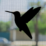 Die Cut Vinyl Retractable Screen / Window Screen Hummingbird Decal Pack