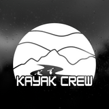 Die Cut Vinyl 'Kayak Crew' Decal - Get Decaled