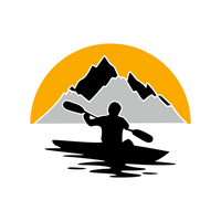 kayak, kayak decal, decals, decal shop, get decaled, kayak scene decal, camper decal, trailer decal, motor home decal