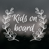 Kids On Board Decal for Cars, Trucks and Windshields