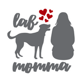 Die Cut Vinyl 'Lab Momma' Decal - Waterproof Sticker - Get Decaled