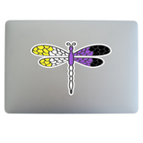Non Binary Pride Waterproof Sticker Decal - Vehicle / Window / Laptop Decal
