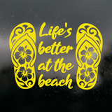 Die Cut Vinyl Beach Quote Decal