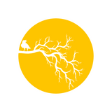 Die Cut Vinyl Crow In The Moon Decal