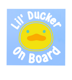 New “Lil' Ducker” Duck Baby On Board Car Decal Sticker
