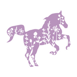 Die Cut Vinyl Boho Horse Decal - Vehicle / Trailer / Window Decal - Get Decaled