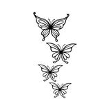 Y2K Butterflies Decal - Waterproof Die Cut Vinyl Decal