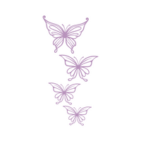 Y2K Butterflies Decal - Waterproof Die Cut Vinyl Decal