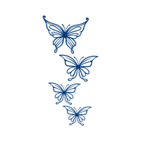 Y2K Butterflies Decal - Waterproof Die Cut Vinyl Decal
