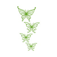Y2K Butterflies Decal - Waterproof Die Cut Vinyl Decal