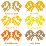 Die Cut Vinyl Mirrored Lion Decal Pack - Vehicle / Window Decal