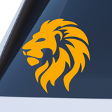 Die Cut Vinyl Lion Head Car Decal - Vehicle / Window Decal