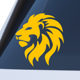 Die Cut Vinyl Lion Head Car Decal - Vehicle / Window Decal
