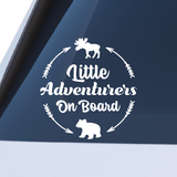 Die Cut Lil' Adventurer Baby On Board Decal For Cars / Trucks / Windows