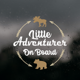 Die Cut Lil' Adventurer Baby On Board Decal For Cars / Trucks / Windows