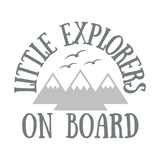 Die Cut Vinyl Decal "Little Explorers On Board" - Get Decaled