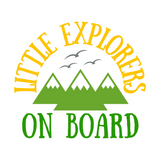 Die Cut Vinyl Decal "Little Explorers On Board" - Get Decaled