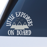 Die Cut Vinyl Decal "Little Explorers On Board" - Get Decaled