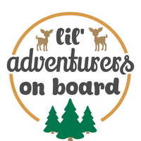 Die Cut Vinyl "Lil Adventurers On Board" Decal - Vehicle / Window Decal