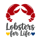 Die Cut Vinyl "Lobsters For Life" Decal Pack - 2 PC