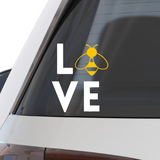 Die Cut Vinyl Bee Love Decal - Vehicle / Window Decal - Get Decaled