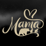 Die Cut Vinyl Decal - Mama Bear