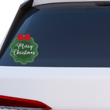Create Your Own Waterproof "Merry Christmas" Wreath Vinyl Sticker Pack