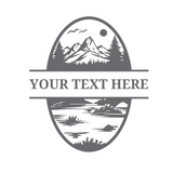 Die Cut Vinyl Customizable Outdoor Scene Decal