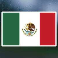 Waterproof Vinyl Flag Of Mexico Sticker Decal