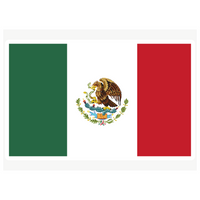 Waterproof Vinyl Flag Of Mexico Sticker Decal
