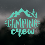 Camping Crew Decal - Car Decal, Truck Decal, Camper Decal