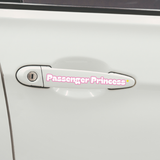 passenger princess, passenger princess decal, passenger princess car decal, vinyl car decals, decal shop, get decaled