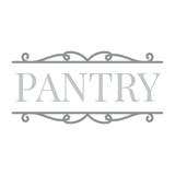 Pantry Sign Decal for Kitchen - Die Cut Vinyl Decal