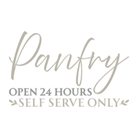 Pantry Open 24 Hours Self Serve Only Kitchen Home Decor Decal - Die Cut Vinyl Decal