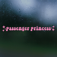 passenger princess decal, passenger princess sticker, funny decal, funny sticker, passenger princess Car decal, passenger decal, vinyl decal, funny car decals, funny truck decals, get decaled, decal shop