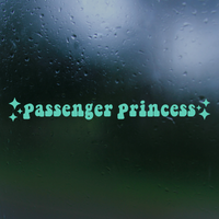passenger princess decal, passenger princess sticker, funny decal, funny sticker, passenger princess Car decal, passenger decal, vinyl decal, funny car decals, funny truck decals, get decaled, decal shop